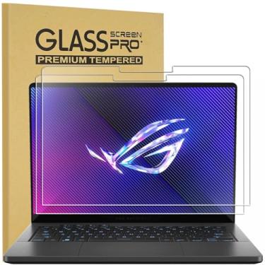 Imagem de KEANBOLL 2 unidades projetadas para o novo protetor de tela de vidro temperado para laptop ASUS ROG Zephyrus G14 2024, dureza 9H, resistente a arranhões (vidro), (serve apenas para o modelo 2024!)