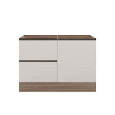 Imagem de Balcão 1 porta 3 gavetas 120cm sem tampo Etna