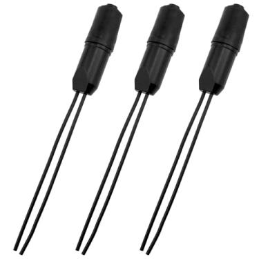 Imagem de Dsjnf Conector de antena 300 a 75 ohms VHF/UHF/FM antena de TV externa correspondente transformador balanceador conversor de TV 3 peças