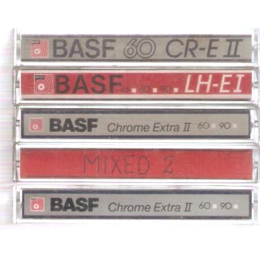 Imagem de Kit 5 fitas vhs basf - 3 cromo E 2 normais