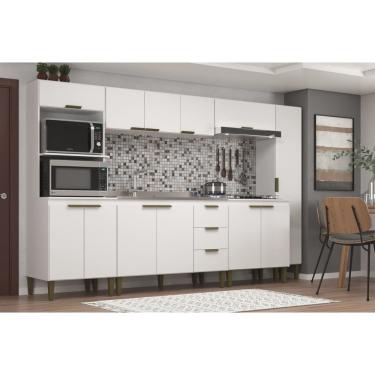 Imagem de Cozinha Bia Completa 6 Pecas 12 Portas 3 Gavetas