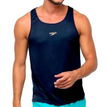 Imagem de Camisa Regata Speedo Basic Interlock, Marinho, P, Masculino