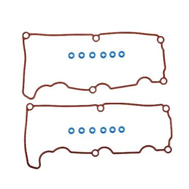 Imagem de uxcell Conjunto de juntas de tampa de válvula com ilhós para Ford Explorer 4.0L 2000-2010 para Ford para Ranger 4.0L 2000-2011 Kit de vedação de tampa de válvula anel O Ring