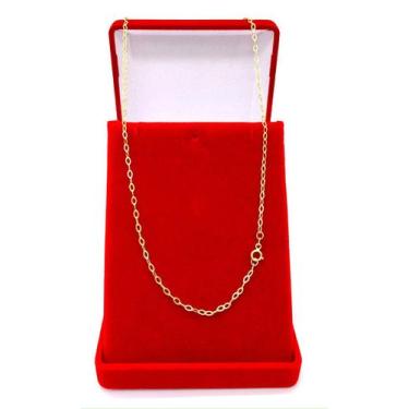 Imagem de Colar Corrente Bailarina Losango 45cm De Ouro 18k Maciça - DR Joias