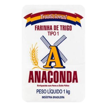 Imagem de Kit c/ 3 Farinha Anaconda de trigo tipo 1 kg