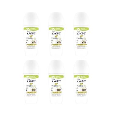 Imagem de Desodorante Roll-On Dove 50Ml Fem Invisible - Kit C/6Un