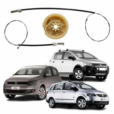 Imagem de Kit Reparo Cabos Maquina Do Vidro Elétrico Fox CrossFox SpaceFox Dianteiro - Sortidos