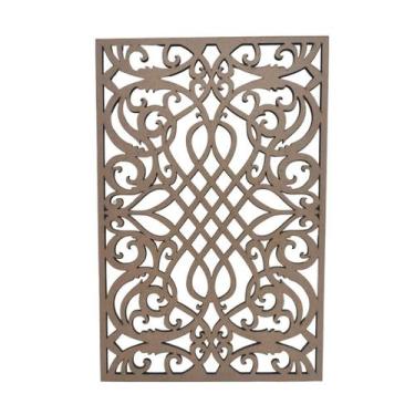 Imagem de divisor de ambiente em mdf 3mm natural modular 29x19 cm - trova