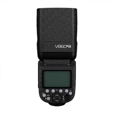 Imagem de V860♚ Película protetora para câmera flash película protetora decalque adesivo anti-arranhões acessórios para Godox V860 (feature_two_browse-bin) (preto favo de mel)