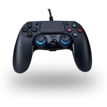 Imagem de Controle Dazz Quartum Dualshock Para Ps4 Ps3 E Pc Com Entrada P2 Preto D62000136