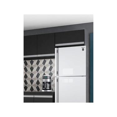 Imagem de Armário Preto Aéreo De Parede Andreia 01 Porta - Ajl Móveis Preto