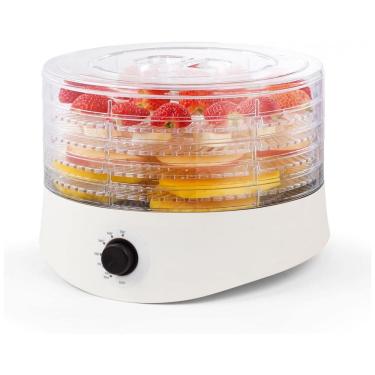 Imagem de Desidratador de Alimentos com 5 Bandejas e Controle de Temperatura 280W, Branca, 110v, CHEF, Branco