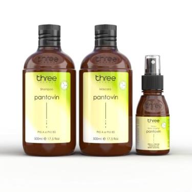 Imagem de Kit crescimento pantovin 500ml, KIT