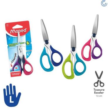 Imagem de Tesoura Escolar Sensoft 3d Canhoto - Maped