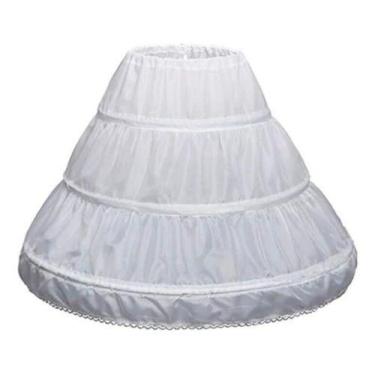 Imagem de Anágua Saiote Infantil Para Vestido Festa Daminha Formatura - Baby Plu