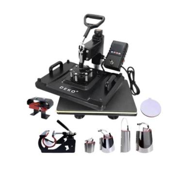 Imagem de Prensa Deko 9x1 plana 20x39, caneca, boné, prato - no-brand, 110V