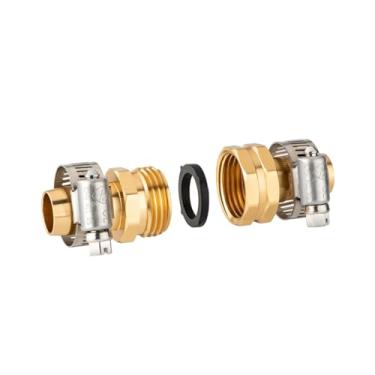 Imagem de Generic Conector rápido para mangueira de jardim, conexões, conexão com rosca de 3/4 pol. Conector para mangueira de água