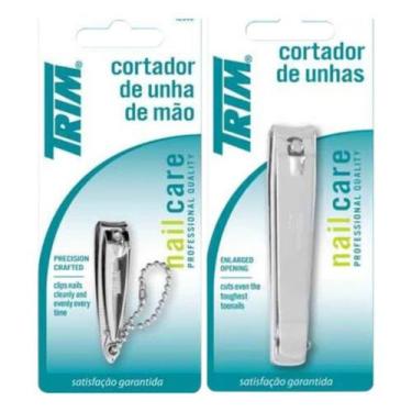Imagem de Kit Cortador De Unha Trim Mão E Pé De Aço Nail Care