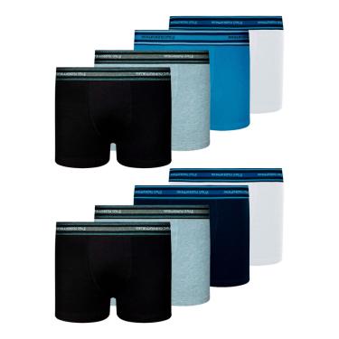 Imagem de Kit 8 Cueca Boxer Infantil Lupo Box Criança Algodão Nf