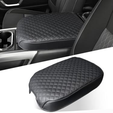 Imagem de ANMOSVO Capa de console central para assento concha Titan 2016-2024 | Protetor de apoio de braço de ajuste personalizado 1:1 | Couro PU com amortecimento | Capa de console central resistente a