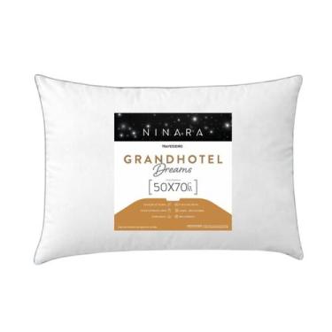 Imagem de Travesseiro GrandHotel Plumas Toque Acetinado 50x70 Ninara - Ninara 