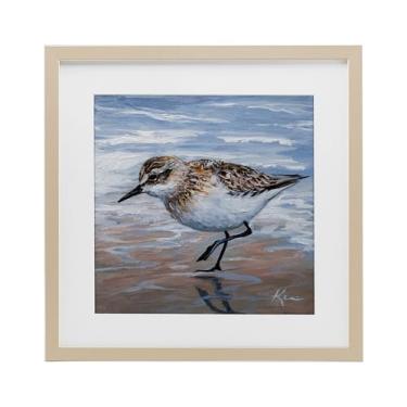 Imagem de Stupell Industries Pintura Sand Piper Shore Impressão emoldurada de bétula sob vidro por Lindsay Kivi Fine Art, 33 x 33