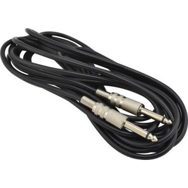 Imagem de Cabo De Guitarra P10 + P10 Mono Para Caixa Profissional 5m - STORM