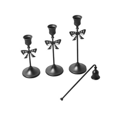 Imagem de WeiLaiKeQi 3x Suporte de Velas Suporte de Velas Decoração de Casa Castiçal Candelabro para Centro de Mesa