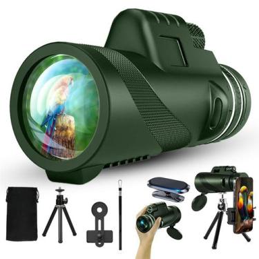 Imagem de Telescópio monocular Kare 80x100 de alta definição verde