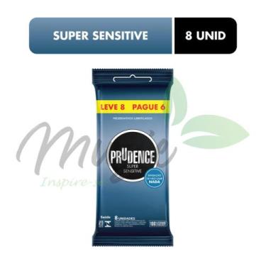 Imagem de Preservativo Camisinha Super Sensitive Prudence Pct 8