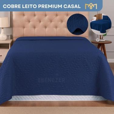 Imagem de Cobre Leito Colcha Slim Cama Casal Bordado Modelo Exclusivo Avulso Ant