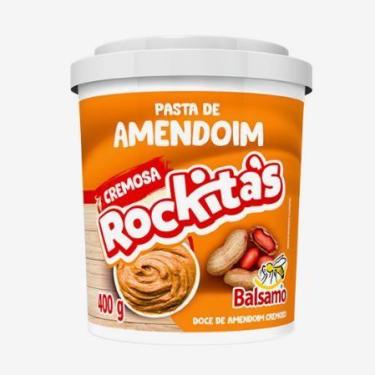 Imagem de Pasta de Amendoim cremosa 400g Balsamo Rockitas
