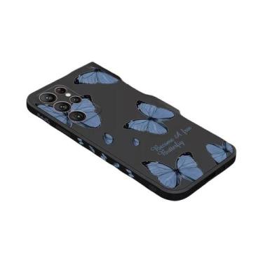 Imagem de Capa De Silicone Com Flores De Borboleta Para Samsung Galaxy A14 A34 A