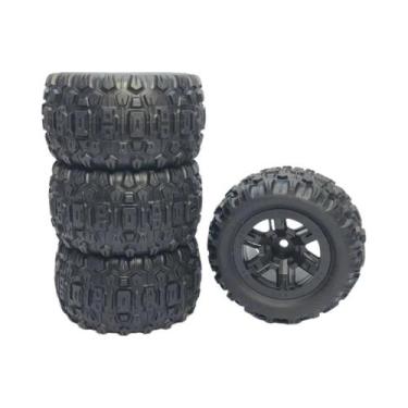 Imagem de Pneus De Neve E Areia 4 Peças Para Carros RC Off-road Wltoys 1/14 1/16