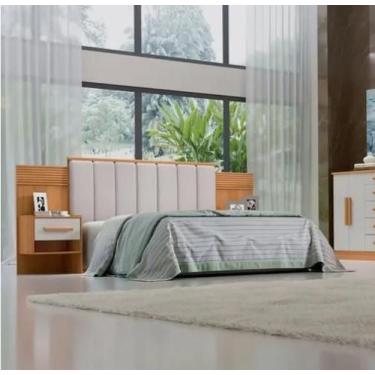 Imagem de Cabeceira Casal Iris 1,60-100% MDF DDoro Móveis - D Doro Móveis