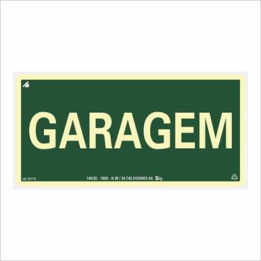 Imagem de Placa de Sinalização Pavimento Garagem - Sig Sinalizações