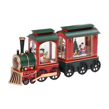 Imagem de Kuntesetty Globo de Neve Iluminado de Natal, Presente, Lanterna Musical, Caixa de Música de Natal para Lembrancinhas de Festa, Vermelho e Verde