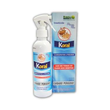 Imagem de Remédio pra Carrapato e Pulgas Koral 240ml Sem Cheiro e Cor