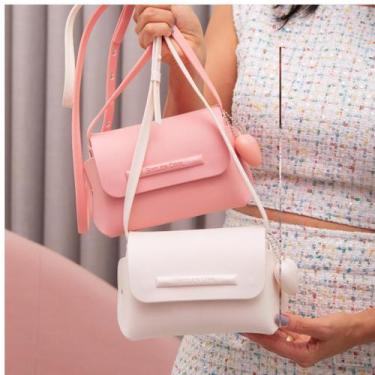 Imagem de Bolsa Feminina Tiracolo Vivaz Suelen Cool Luxo Moderna Estilo Matelass