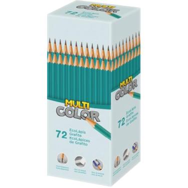 Imagem de Kit de Lápis Preto Sextavado, Faber-Castell, Multicolor, EcoLápis Grafite, 72 Unidades