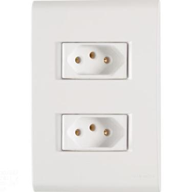 Imagem de Conjunto 4X2 - 2 Tomadas 2P+T 10A 250V~ - Tramontina