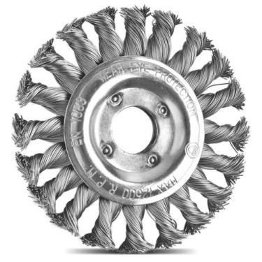 Imagem de Escova Circular Arame Entrançado 4.1/2''x1/2'' Tramontina PRO