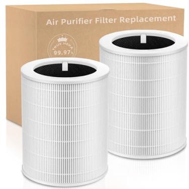 Imagem de Amboseli 2 pacotes de filtro de substituição Core 600S Pet compatível com purificador de ar LEVOIT Core 600S, filtro HEPA verdadeiro H13 3 em 1, carbono ativado de alta eficiência, em comparação com a