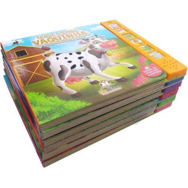 Imagem de Coleção Livros Sonoros Animais Fazenda História Narrada 6Vol - Blu Edi