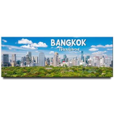 Imagem de Bangkok Panoramic Fridge Magnet Tailand Travel Souvenir