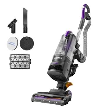 Imagem de Eureka FlexReach Lightweight Upright Vacuum Cleaner for Carpet and Hard Floor aspirador de elevação com copo de pó grande, anti-emaranhados, roxo