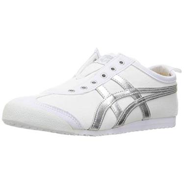 Imagem de Onitsuka Tiger Tênis feminino Mexico 66 1182A007, Branco, prata, 35/36 BR