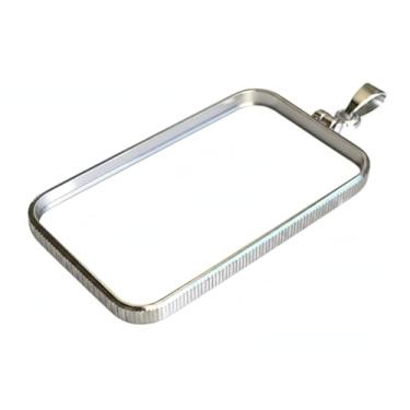 Imagem de Moldura de aço inoxidável para barra de prata Pamp Lady Fortuna Credit Suisse de 28 g / (apenas bisel)