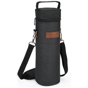 Imagem de Bolsa Térmica para Vinho com Alça para Piquenique da Tirrinia: Transporte seu Vinho com Estilo e Praticidade!