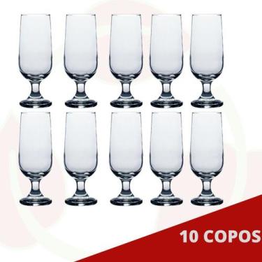 Imagem de 10 Taça de Chopp Vidro Cerveja Drink Coqueteis 300ML - NADIR FIGUEREID